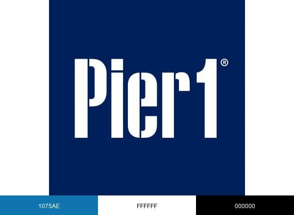Pier 1 brand color palette