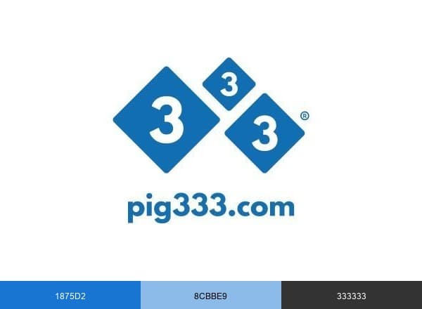 Pig333.Com brand color palette