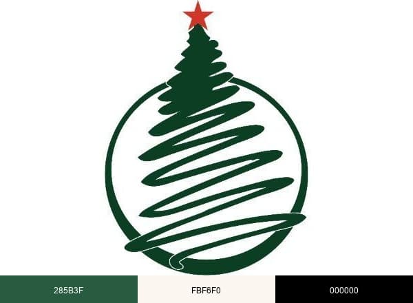 Pines and Needles brand color palette