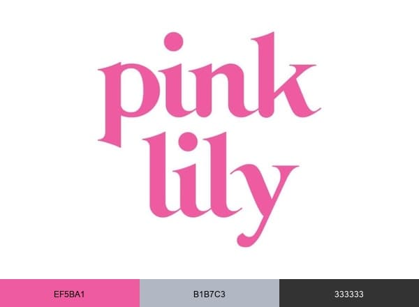 Pink Lily brand color palette