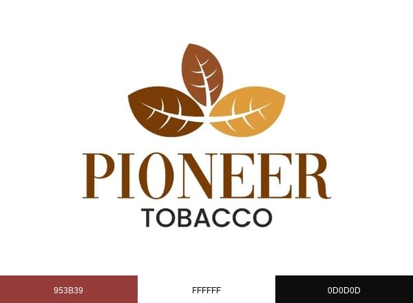 Pioneer Tobacco brand color palette