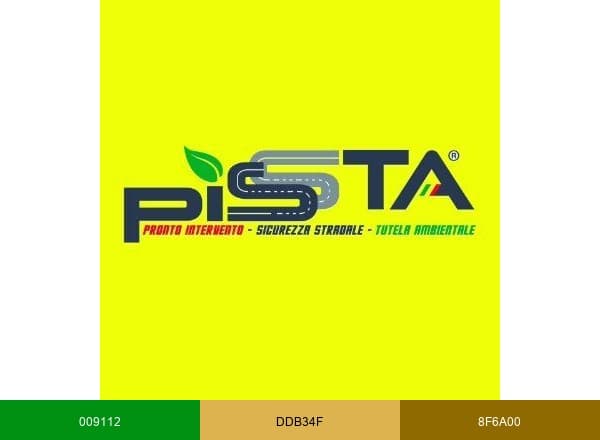 PISSTA brand color palette