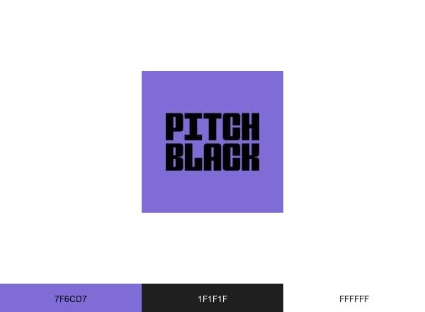 Pitch Black brand color palette