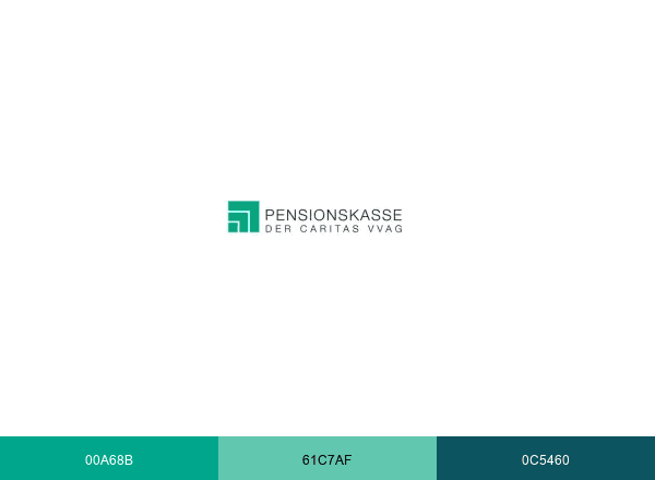 Pensionskasse der Caritas VVaG brand color palette