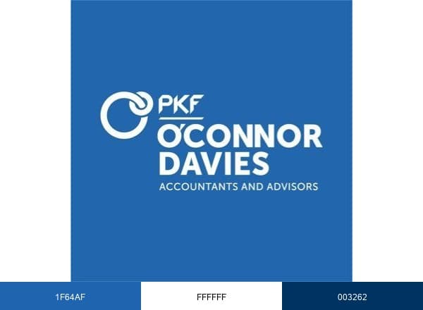 PKF O'Connor Davies brand color palette