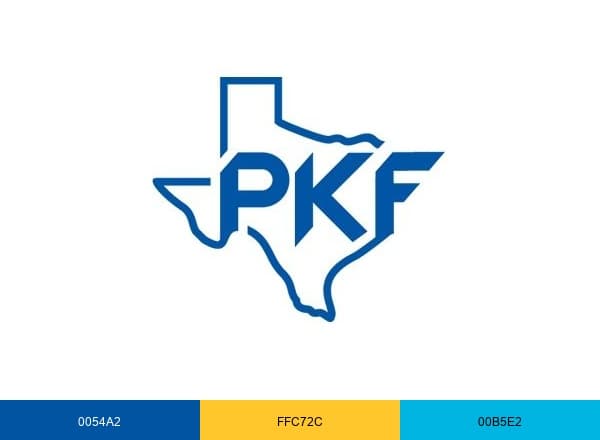 PKF Texas brand color palette