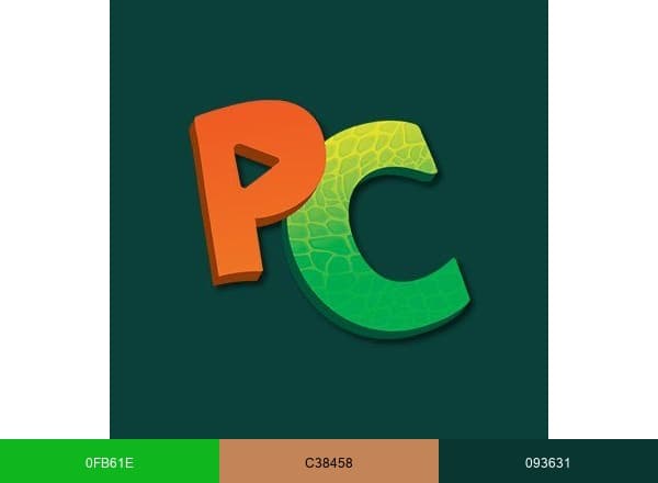 PlayCroco Casino brand color palette