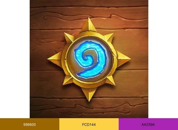 Hearthstone brand color palette