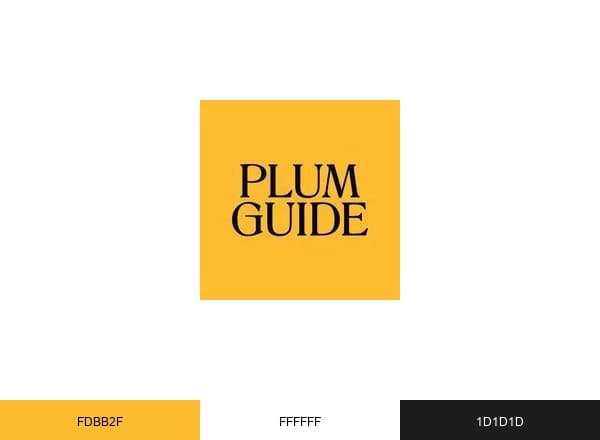 The Plum Guide brand color palette