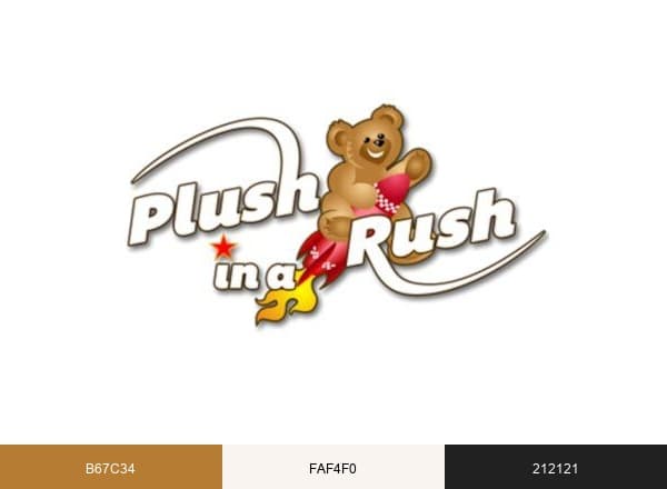 Plush in a Rush brand color palette