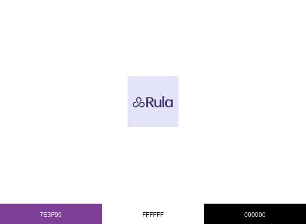 Rula brand color palette