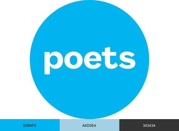 Academy of American Poets brand color palette