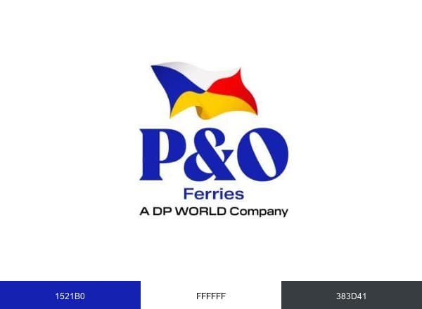 P&O Ferries brand color palette