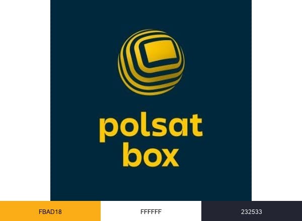 Polsat Box brand color palette