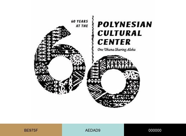 Polynesian Cultural Center brand color palette