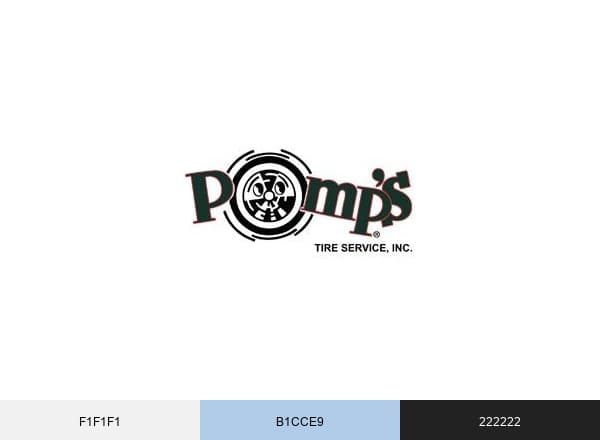 Pomp's Tire brand color palette