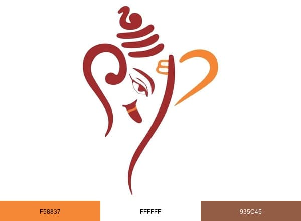 Pooja Box brand color palette