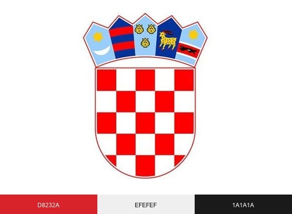 Vlada Republike Hrvatske brand color palette