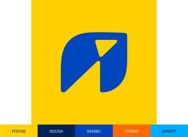 Ipiranga brand color palette