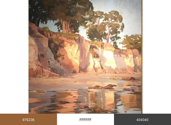 Portico Fine Art brand color palette