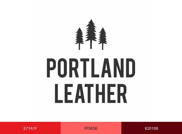 Portland Leather Goods brand color palette