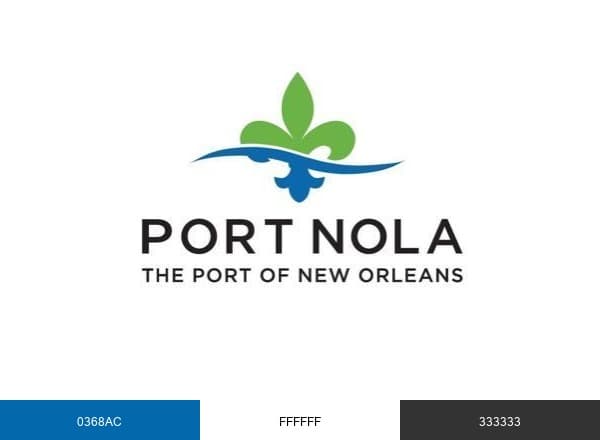 Port of New Orleans brand color palette