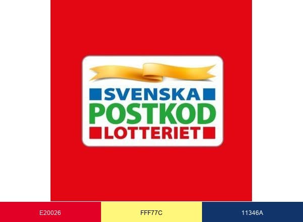 Postkodlotteriet brand color palette