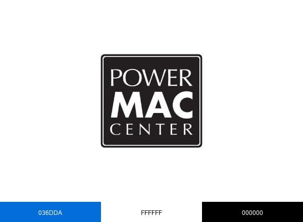 Power Mac Center brand color palette