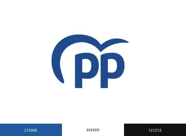 Partido Popular brand color palette