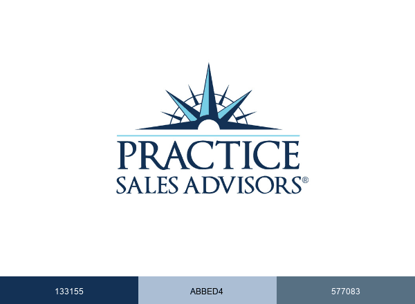 Practice Sales Advisors brand color palette