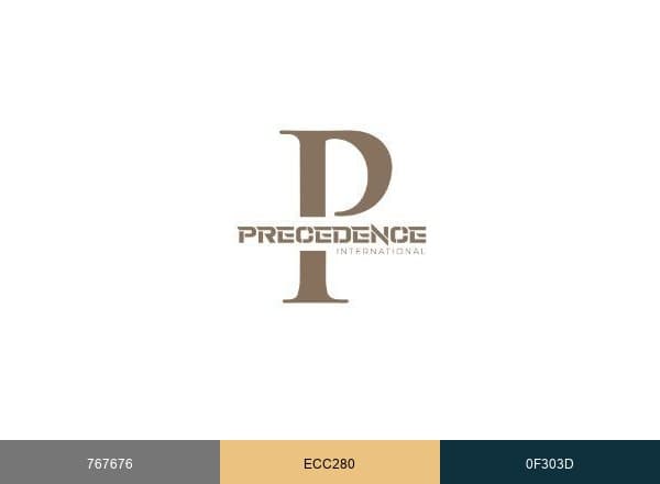 Precedence International brand color palette