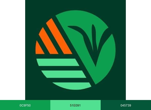 Precision Planting brand color palette