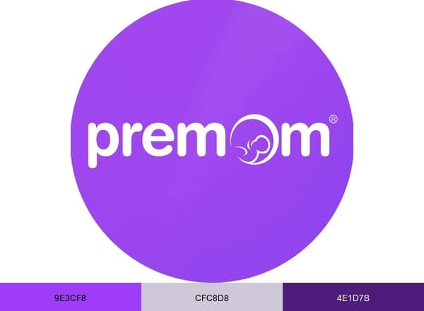 Premom Ovulation Tracker App brand color palette