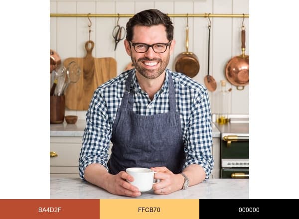 PreppyKitchen brand color palette