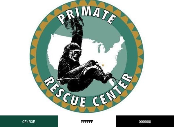 PrimateRescueCenter brand color palette