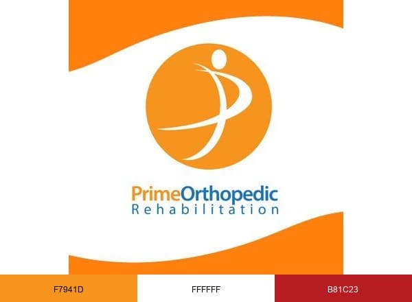 Prime Orthopedic Rehabilitation brand color palette