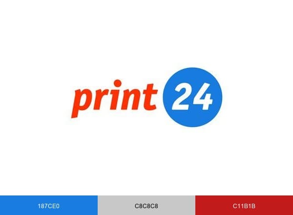print24 UK brand color palette