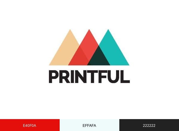 Printful brand color palette