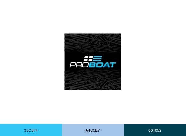 Pro Boat Models brand color palette