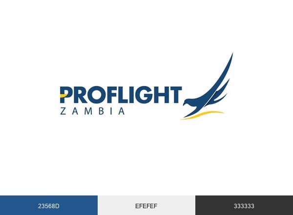 Proflight Zambia brand color palette