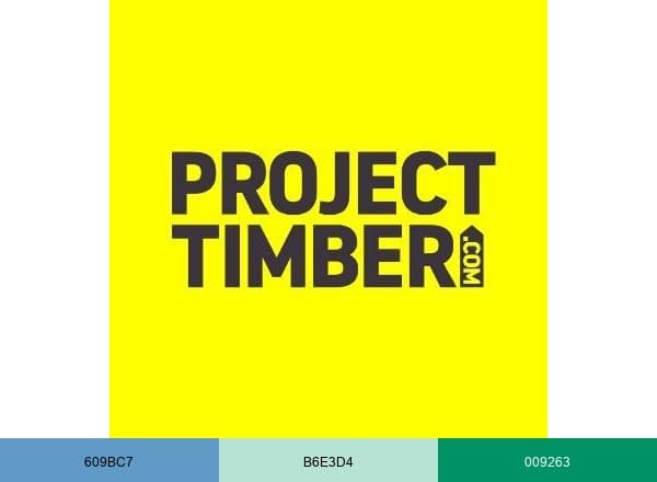 Project Timber brand color palette