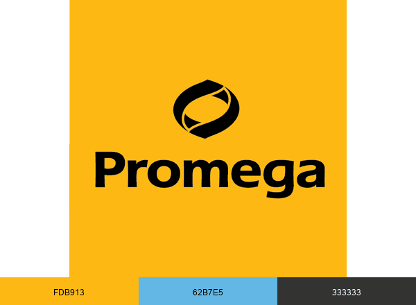 Promega Corporation brand color palette