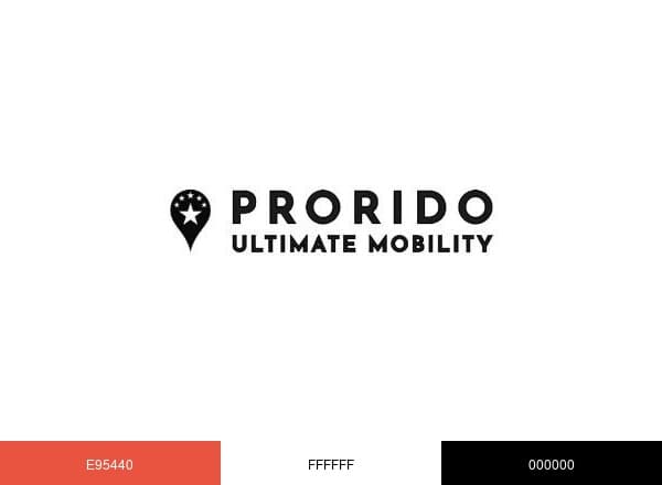 ProRido Chauffeur driven Premium Car Rentals brand color palette
