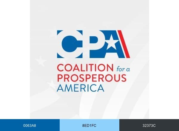 Coalition for a Prosperous America brand color palette