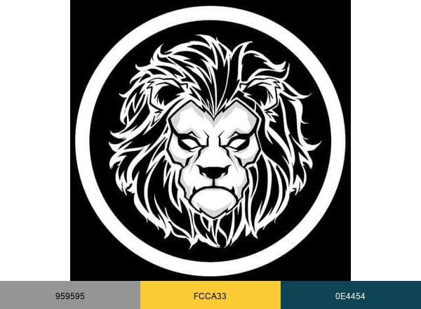 Proud Lions Club brand color palette