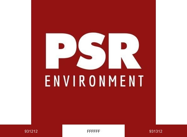 PSR Environment brand color palette