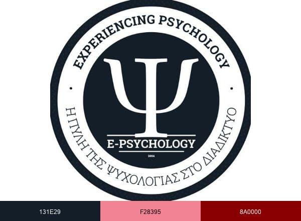 PSYCHOLOGY.GR brand color palette