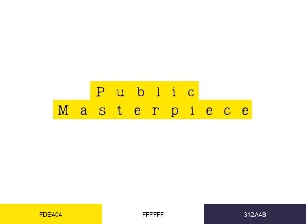 PUBLIC MASTERPIECE brand color palette