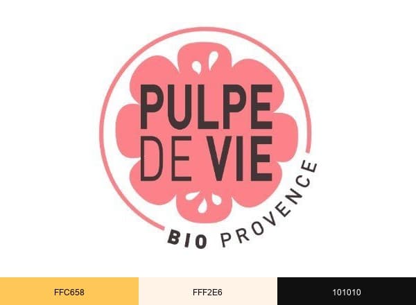 Pulpe de Vie brand color palette