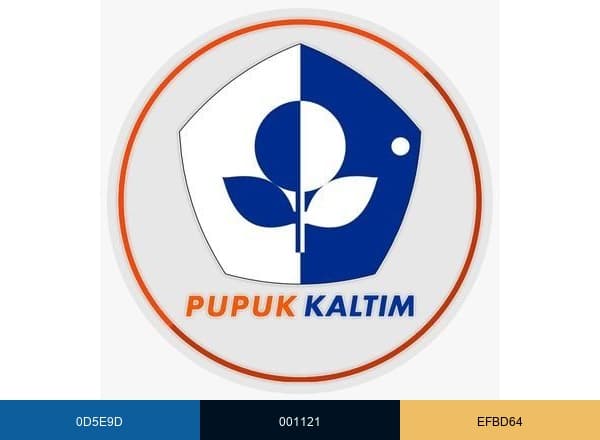 Pupuk Kaltim brand color palette